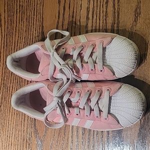 Adidas- size 8- light pink shoes